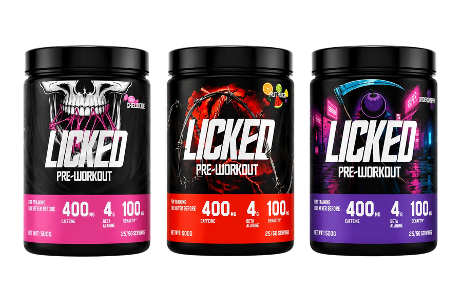 3x Pre Workout Flavour Pack