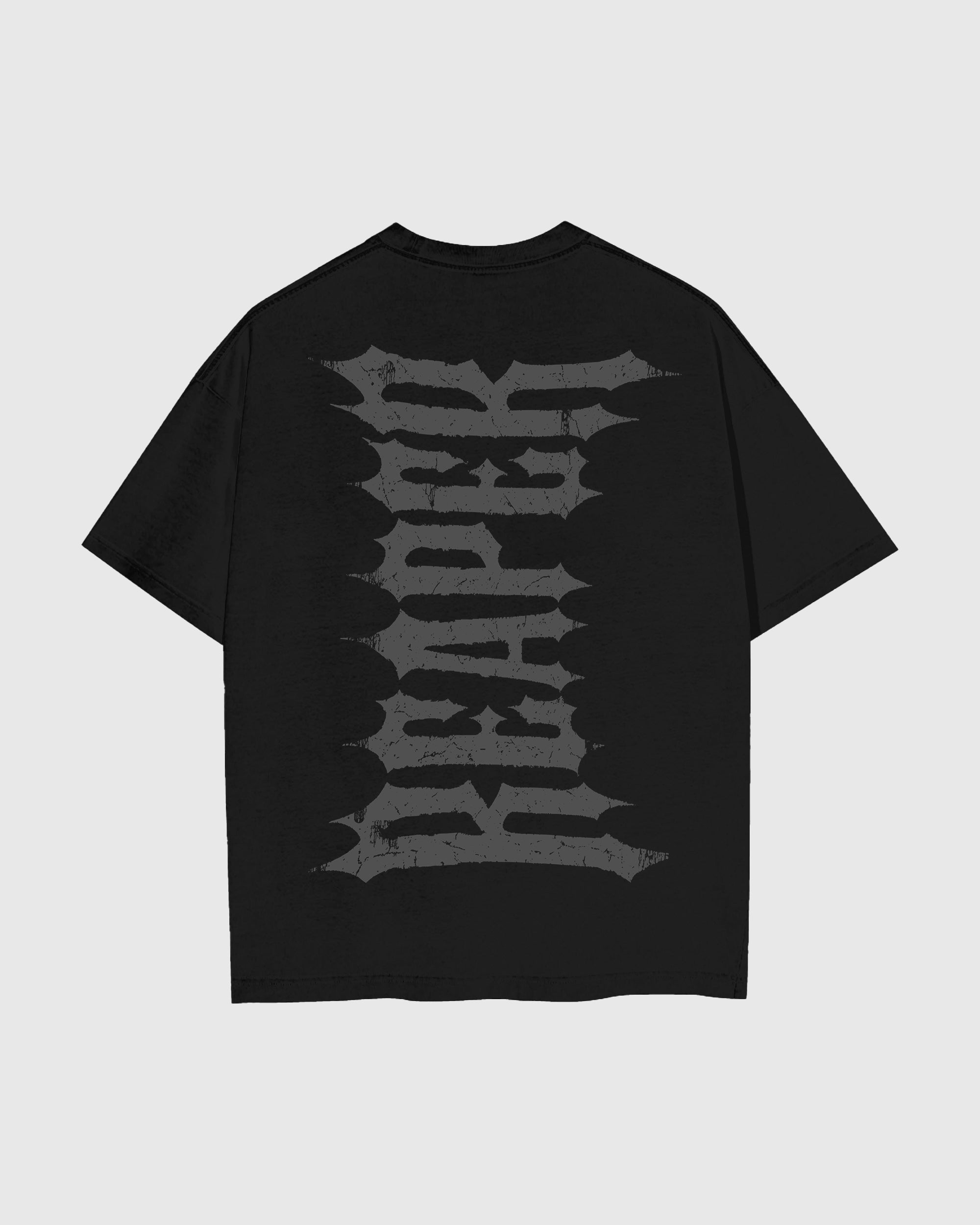 Reaper Vertical Font Tee