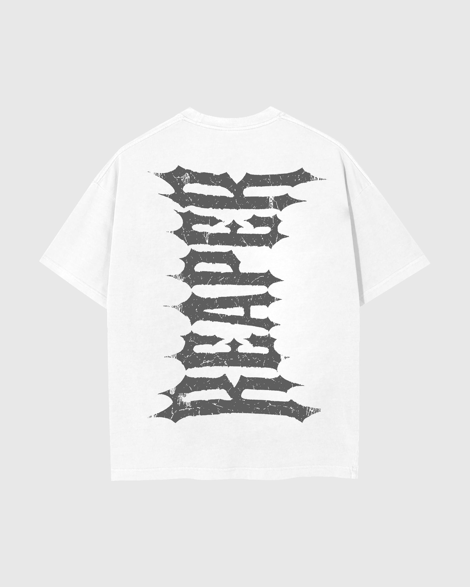 Reaper Vertical Font Tee