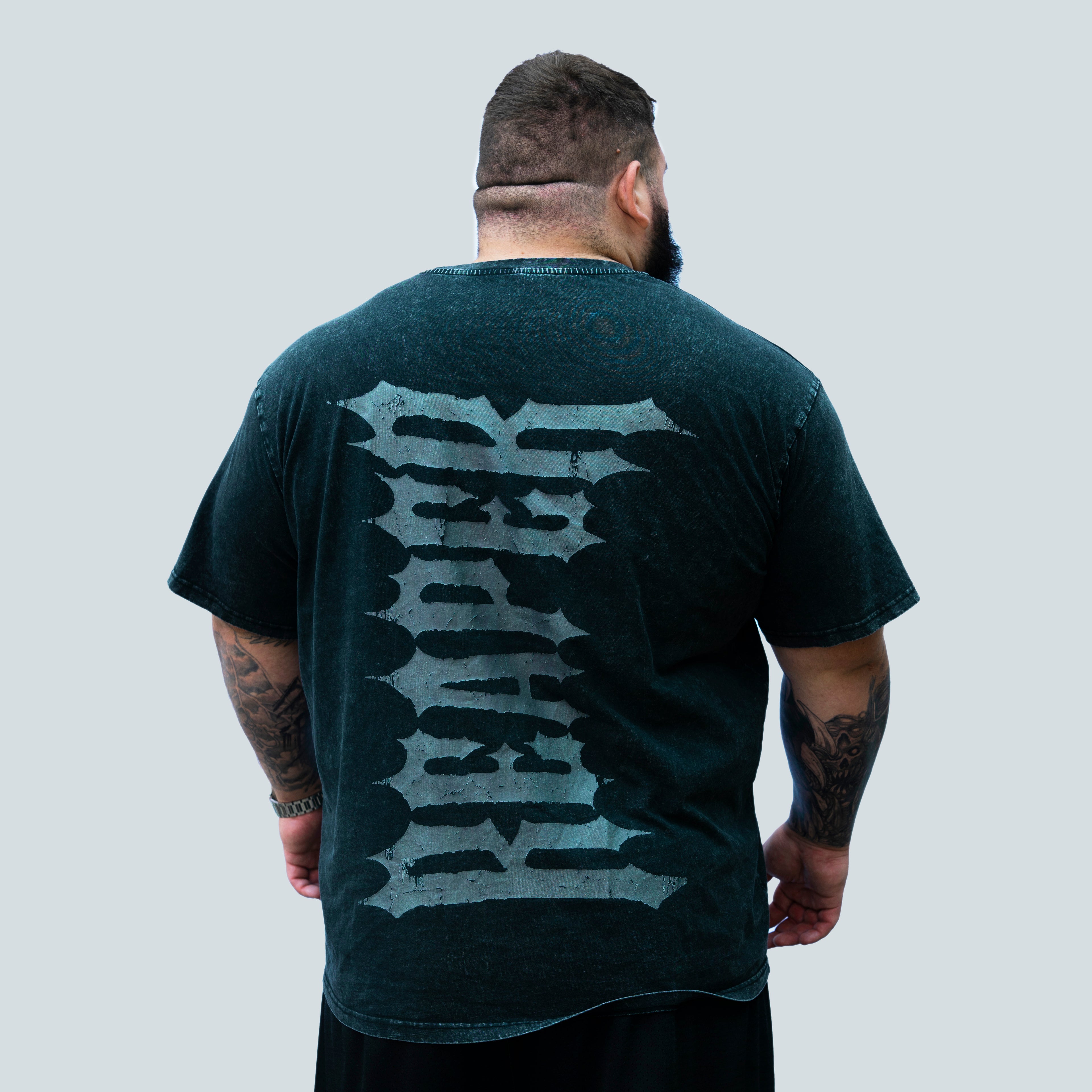 Reaper Black Back Font Tee